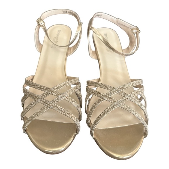 Touch Ups Shoes - Touch Ups Metallic Gold Strappy Sandals